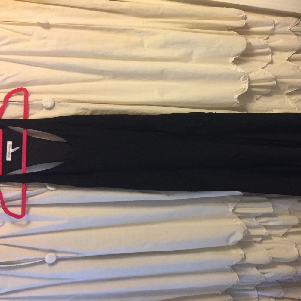 Black BCBG gown